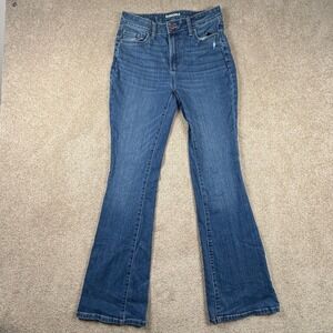 Sonoma Goods For Life Womens Flare Jeans Blue High Rise Size 6 Medium Wash